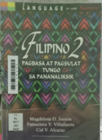 Image of Filipino 2: Pagbasa at pagsulat tungo sa pananaliksik