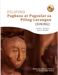 Image of Filipino Pagbasa at Pagsulat Piling Larangan, Sining