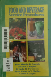 Image of Food and beverage service procedure