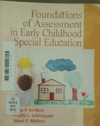 Image of Foundations of assessment in early childhood special education