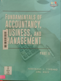 Fundamentals of accountancy, business, and management