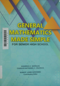 Image of General mathematics made simple for Senior High School