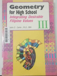 Image of Geometry for high school integrating desirable filipino values