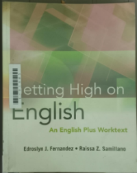 Image of Getting high on english; An english plus worktext