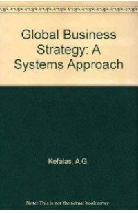 Image of Global business strategy a systems approach
