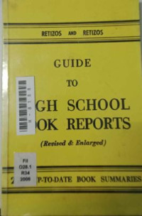 Image of Guide to high school book reports