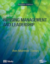 Image of Guide to nursing management and leadership