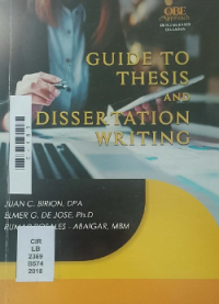 Image of Guide to thesis and dissertation writing