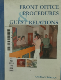 Image of Handbook on front office operations