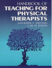 Image of Handbook teaching for physical therapist