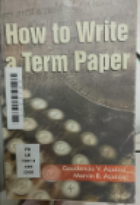 Image of How to write a term paper
