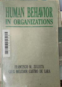 Human behavior in organizations