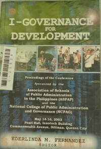 Image of I-governance for development