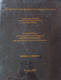 Image of Inclusive education services in the Kingdom of Bahrain.