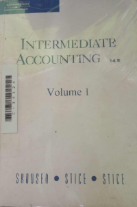 Image of Intermediate accounting volume 1
