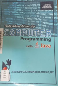 Introduction to computer programming with java