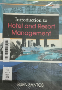 Image of Introduction to hotel and resort management