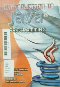 Image of Introduction to java programming.