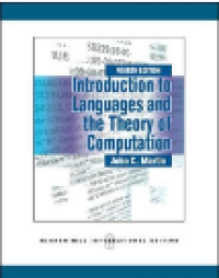 Introduction to languages and the theory of computation