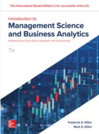 Image of Introduction to management science and business analytics