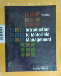 Introduction to materials management
