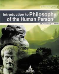 Introduction to philosophy of the human person