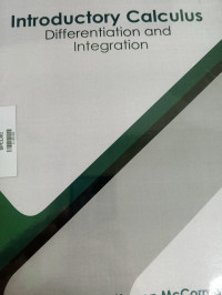 Image of Introductory calculus diffrentiation and integration