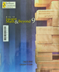 Image of K-12 Conceptual math & beyond 9