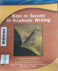 Image of Keys to success in academic writing