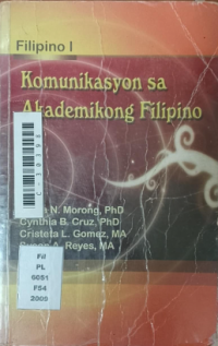 Image of Komunikasyon sa akamemikong filipino