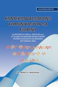 Image of Kontekstwalisadong Komunikasyon sa filipino