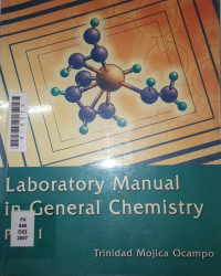 Image of Laboratory manual in general chemistry part 1