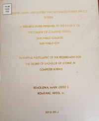 Image of Leapss : Lights and Electric Fan Automated Power Switch System