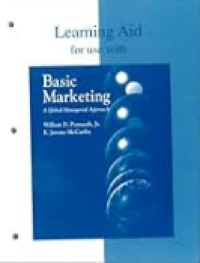 Learning aid for use with basic marketing