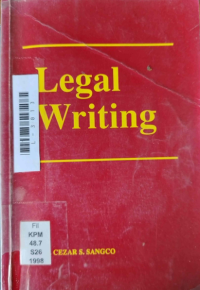Image of Legal writing