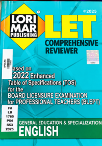 Image of LET Comprehensive reviewer- English