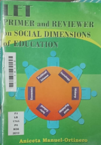 Image of LET primer and reviewer on social dimension of education