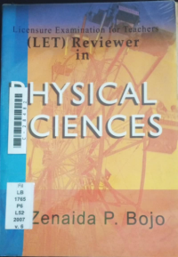 Image of LET reviewer in physical sciences
