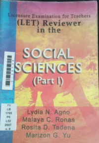 Image of LET reviewer in the social science (part 1)