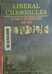 Image of Liberal chronicles; 60 years of the liberal party