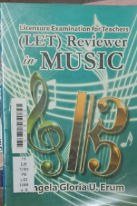 Image of Licensure examination for teachers (LET) reviewer in music