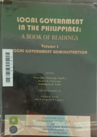 Image of Local government in the philippines; A book of readings