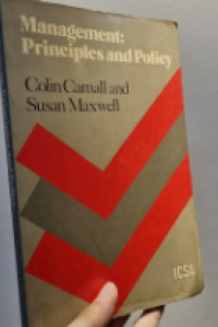 Image of Management: principles and policy