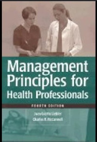 Image of Management Principles for Health Professionals