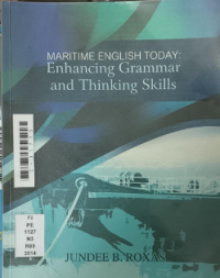 Image of Maritime english today: Enchancing grammar and thinking skills