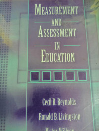 Image of Measurement and assessment in education