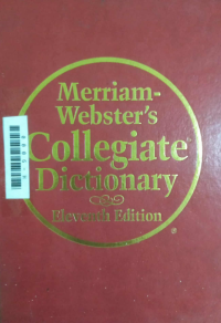 Image of Meriam Webster Collegiate Dictionary