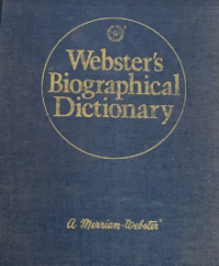 Image of Merriam Webster's biographical dictionary