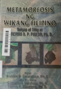 Image of Metamorfosis ng wikang filipino
