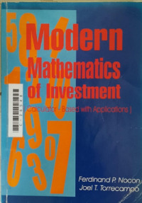 Modern mathematics of investment